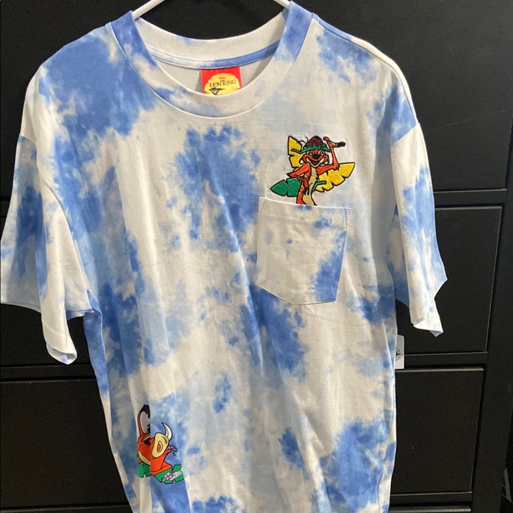 Blue Tie-Dye Disney Pumba & Timon T-Shirt